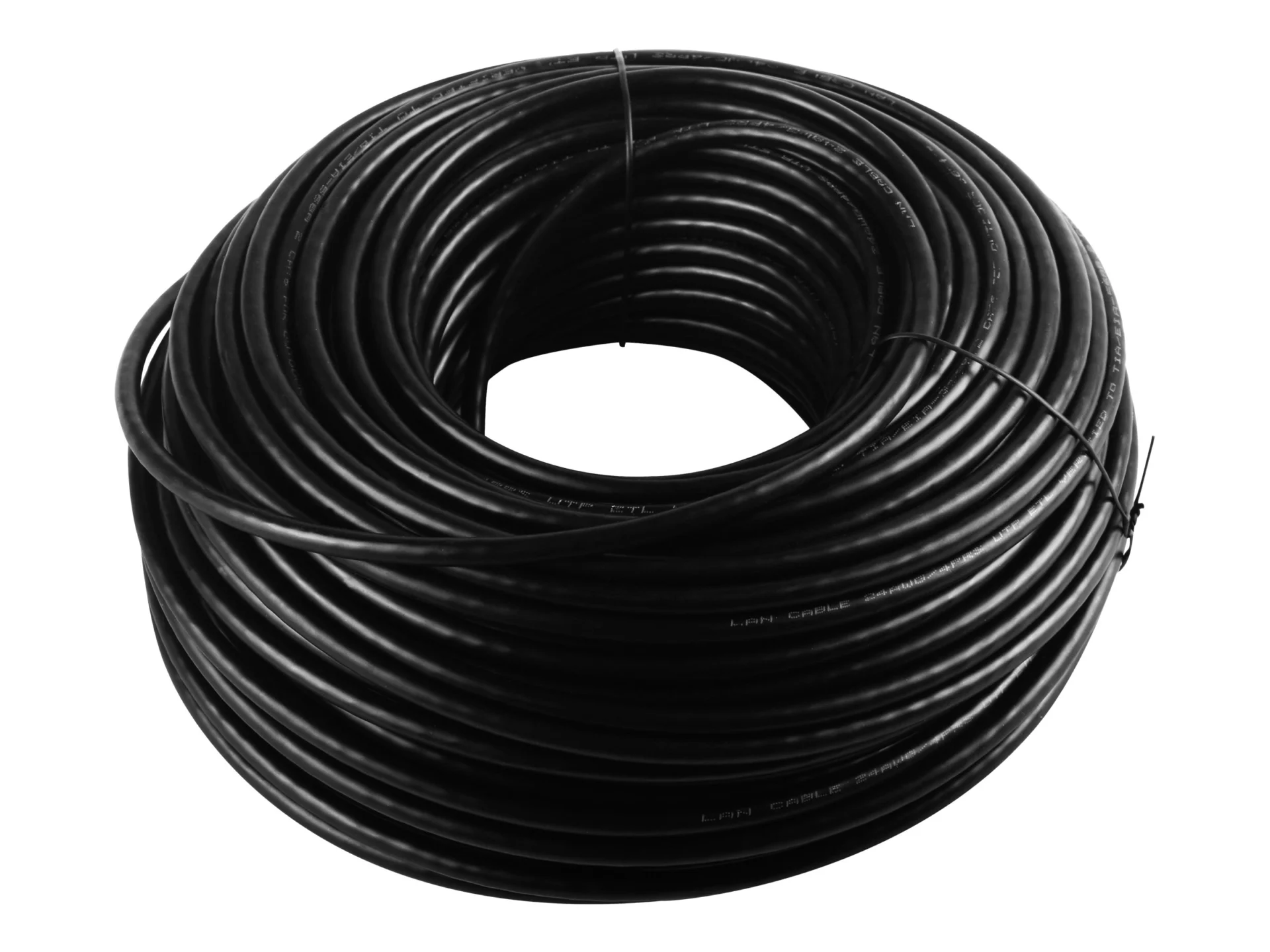 Netværkskabel sort udendørs